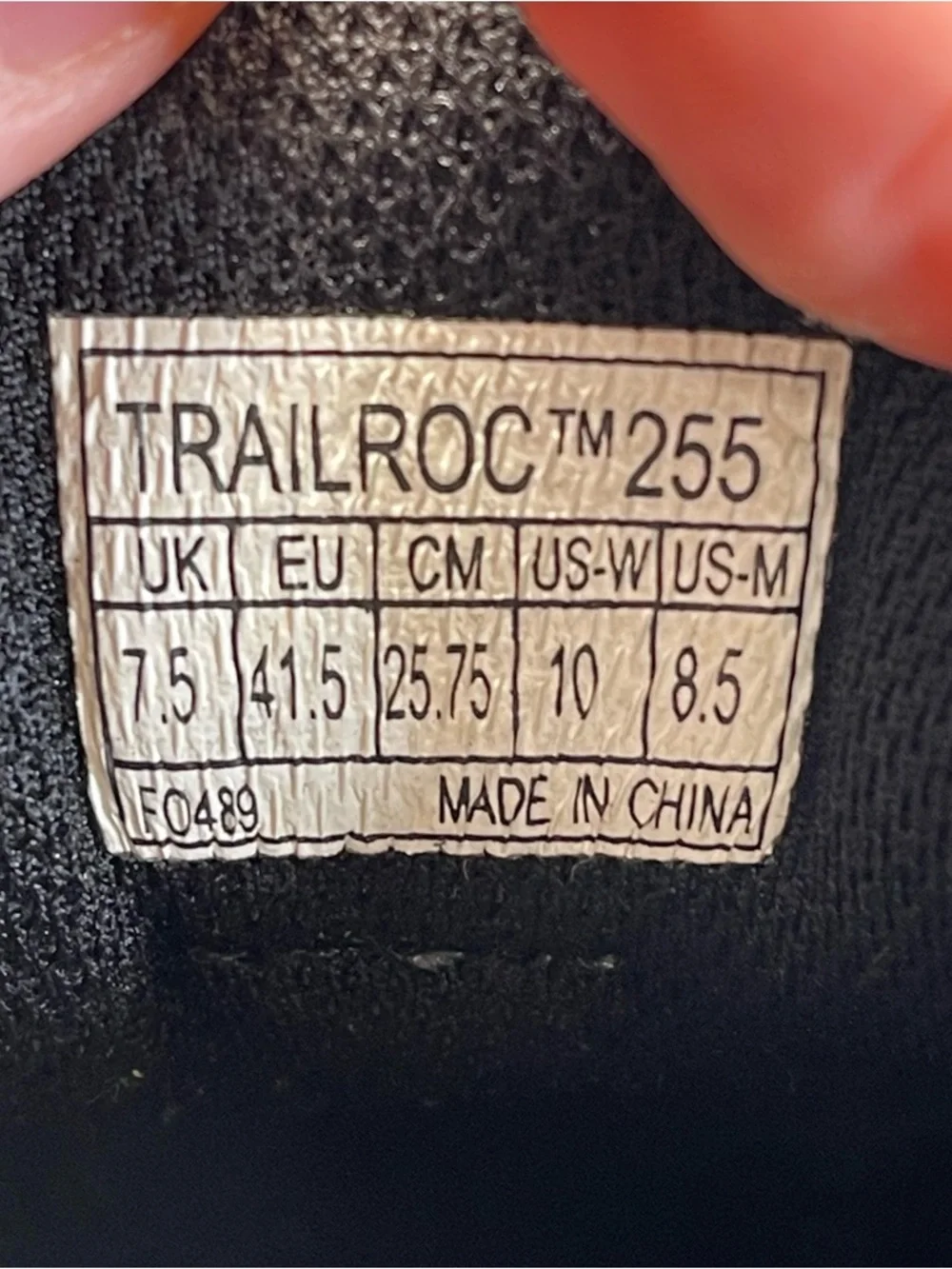 INOV8 Trailroc 255 Grey Blue Hiking Shoes Size 10 Women’s